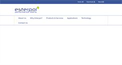 Desktop Screenshot of esterpol.com